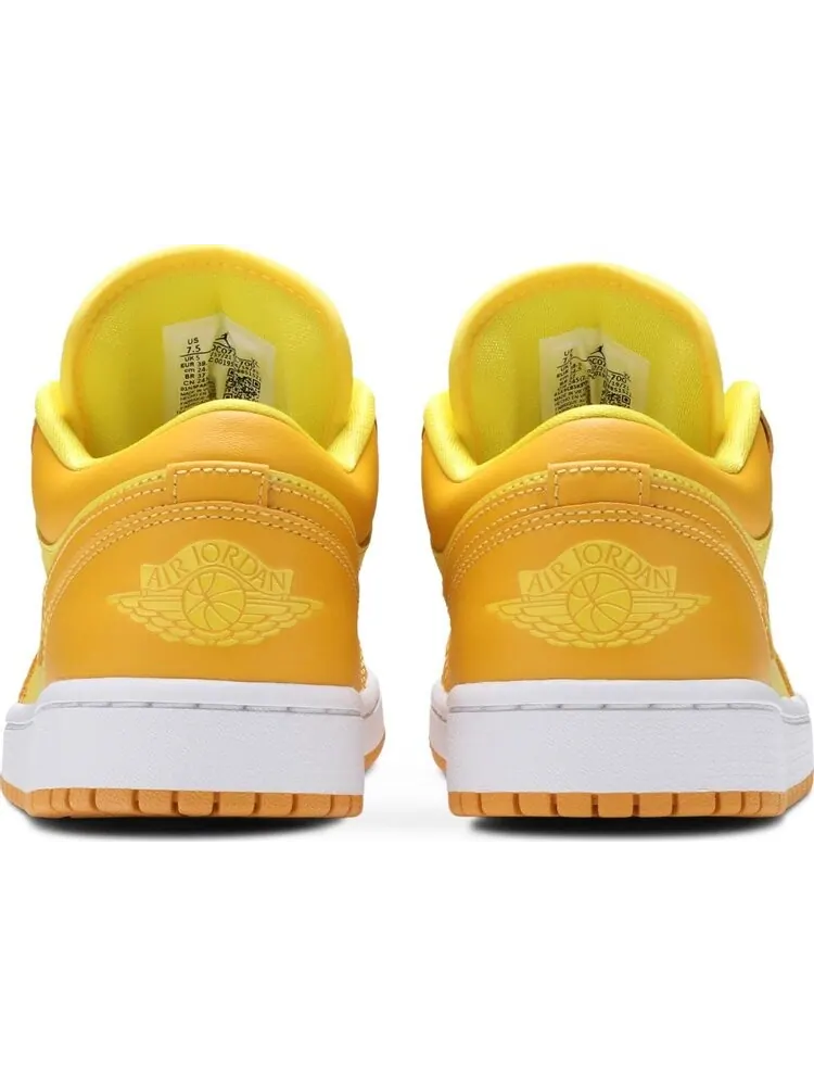 Кроссовки Wmns Air Jordan 1 Low Yellow Strike — изображение 6 из 8, желтый