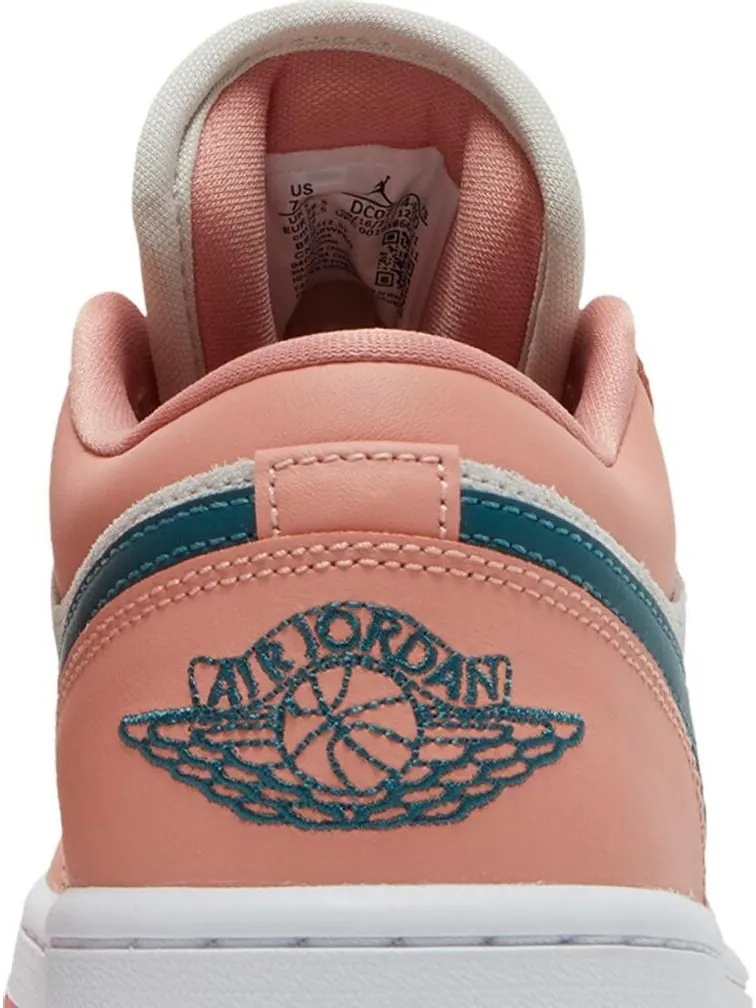 Кроссовки Wmns Air Jordan 1 Low Light Madder Root — изображение 7 из 8, розовый