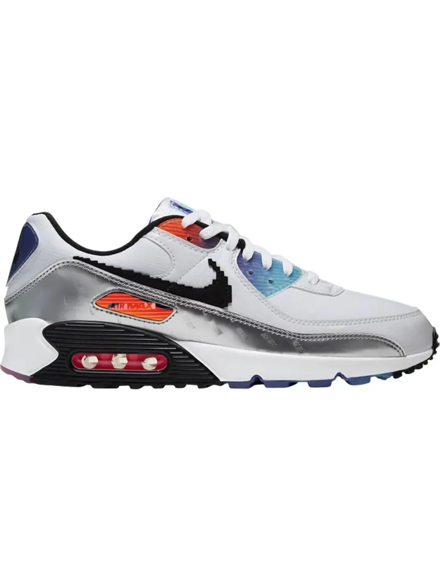 Кроссовки Nike Wmns Air Max 90 — изображение 1 из 1, белый/мультиколор