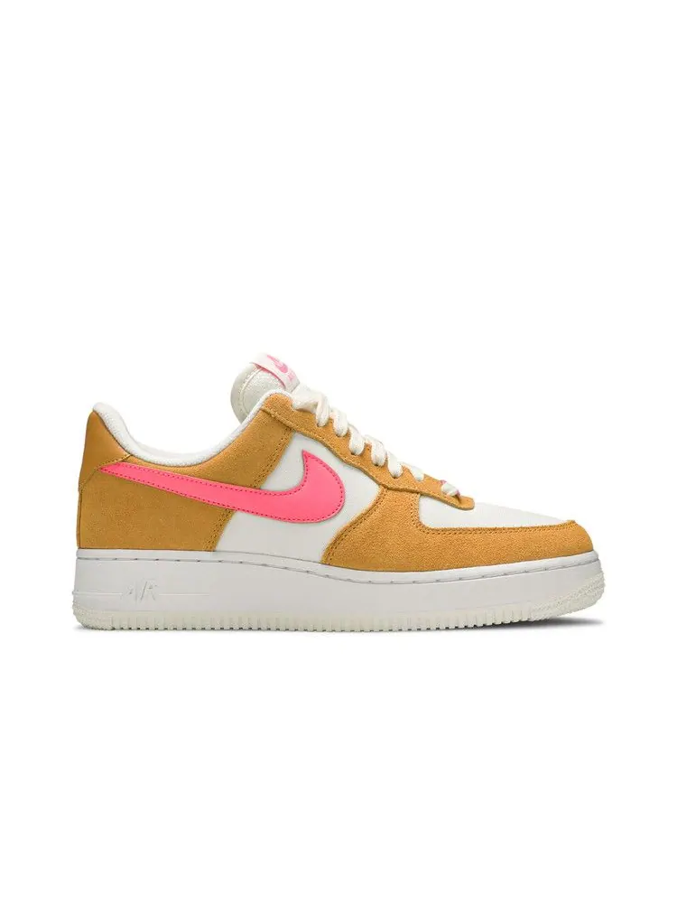 Кроссовки Nike Wmns Air Force 1 '07 'Twine Electric Orange' — изображение 2 из 9, белый/оранжевый