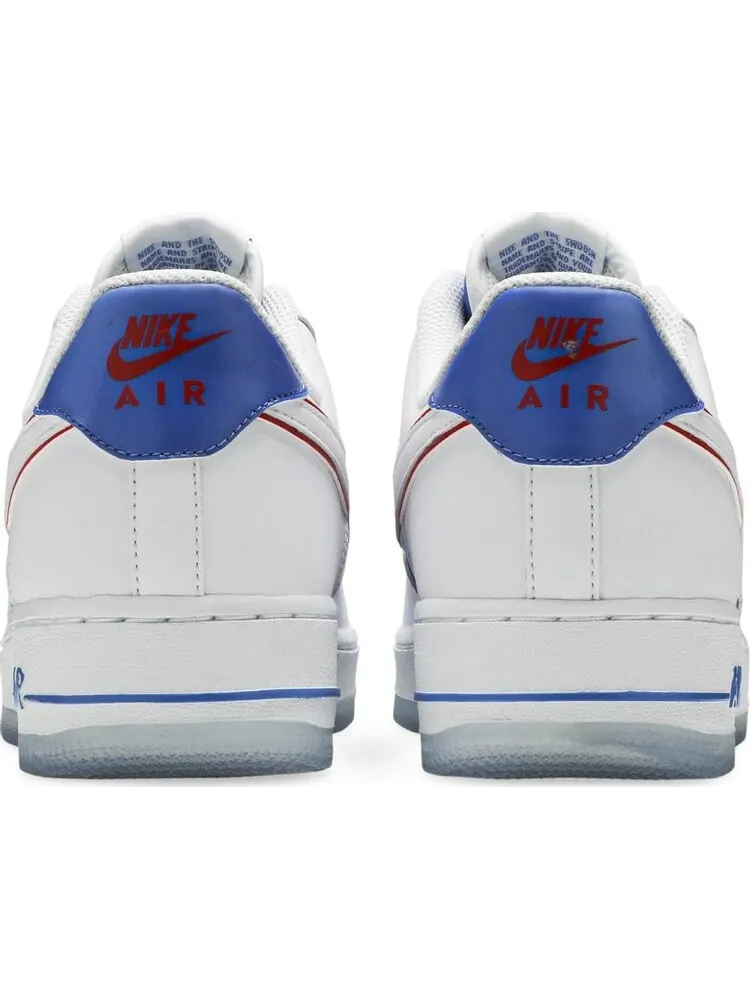 Кроссовки Nike Air Force 1 Low 'New Jersey Nets Hardwood Classics' — изображение 6 из 8, белый