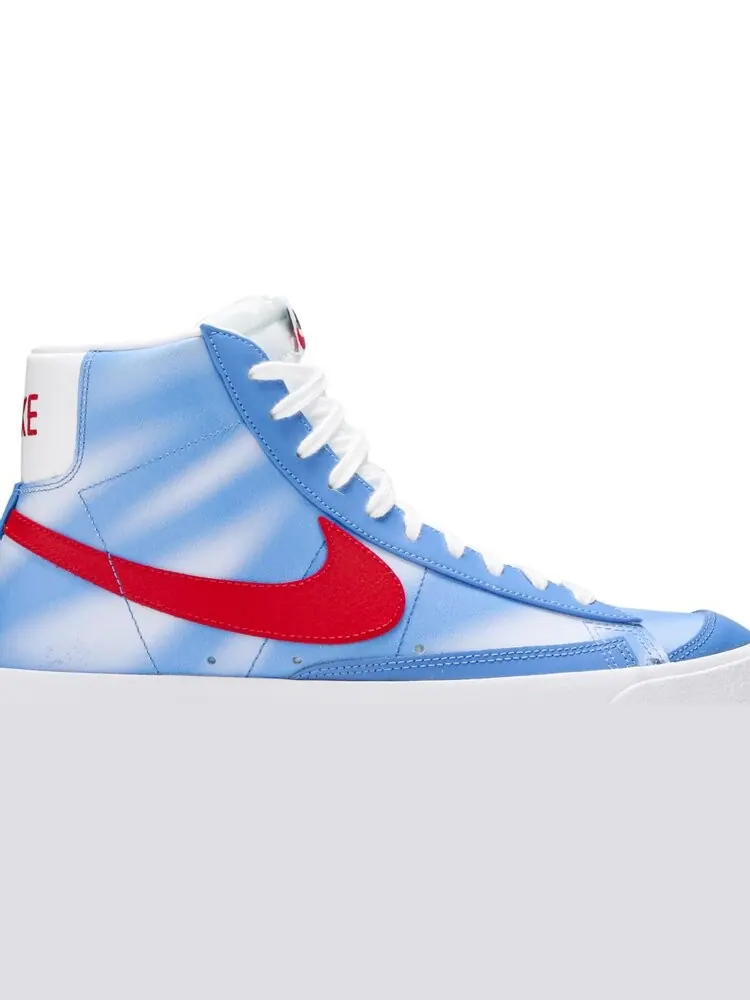 Кроссовки Nike Blazer Mid '77 Vintage 'New Jersey Nets Hardwood Classics' — изображение 2 из 8, синий