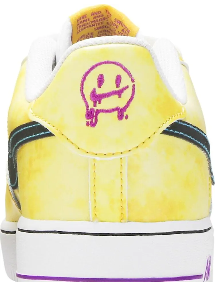 Кроссовки Nike Air Force 1 '07 LV8 'Peace, Love, and Basketball' — изображение 7 из 8, желтый