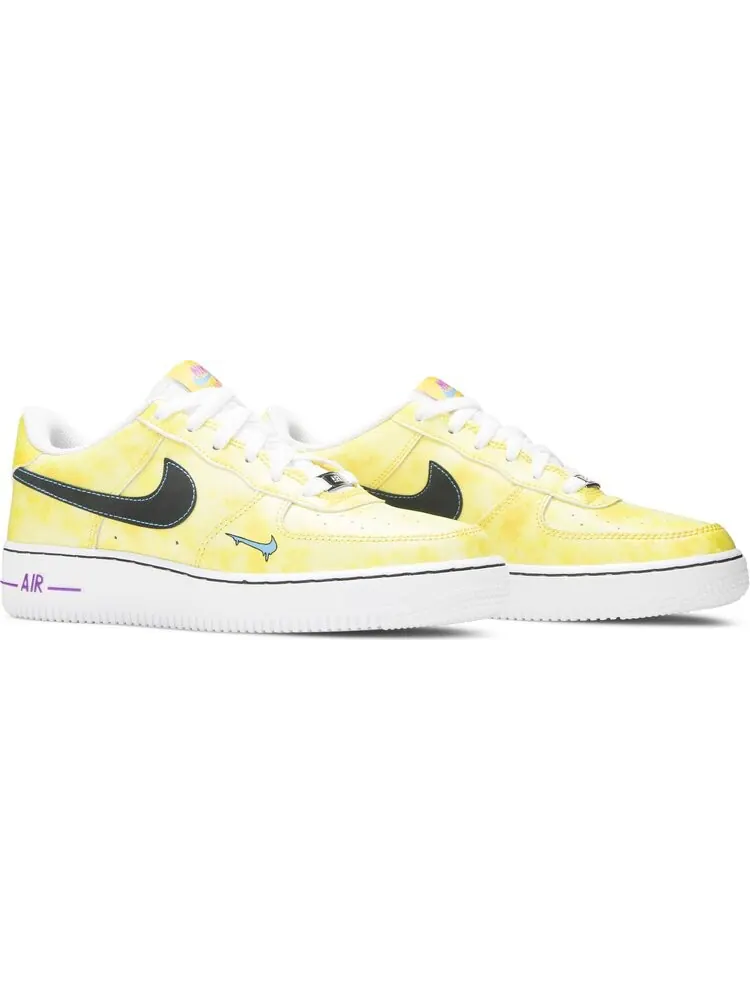 Кроссовки Nike Air Force 1 '07 LV8 'Peace, Love, and Basketball' — изображение 8 из 8, желтый