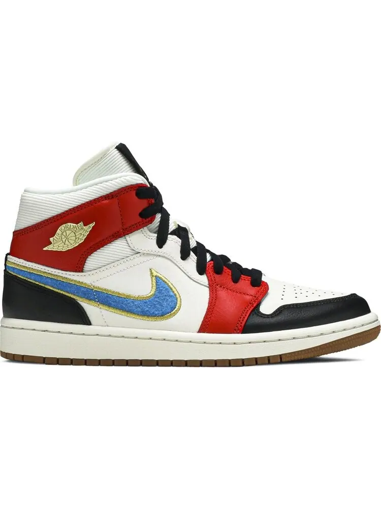Кроссовки Wmns Air Jordan 1 Mid SE Let(Her)Man — изображение 1 из 8, белый