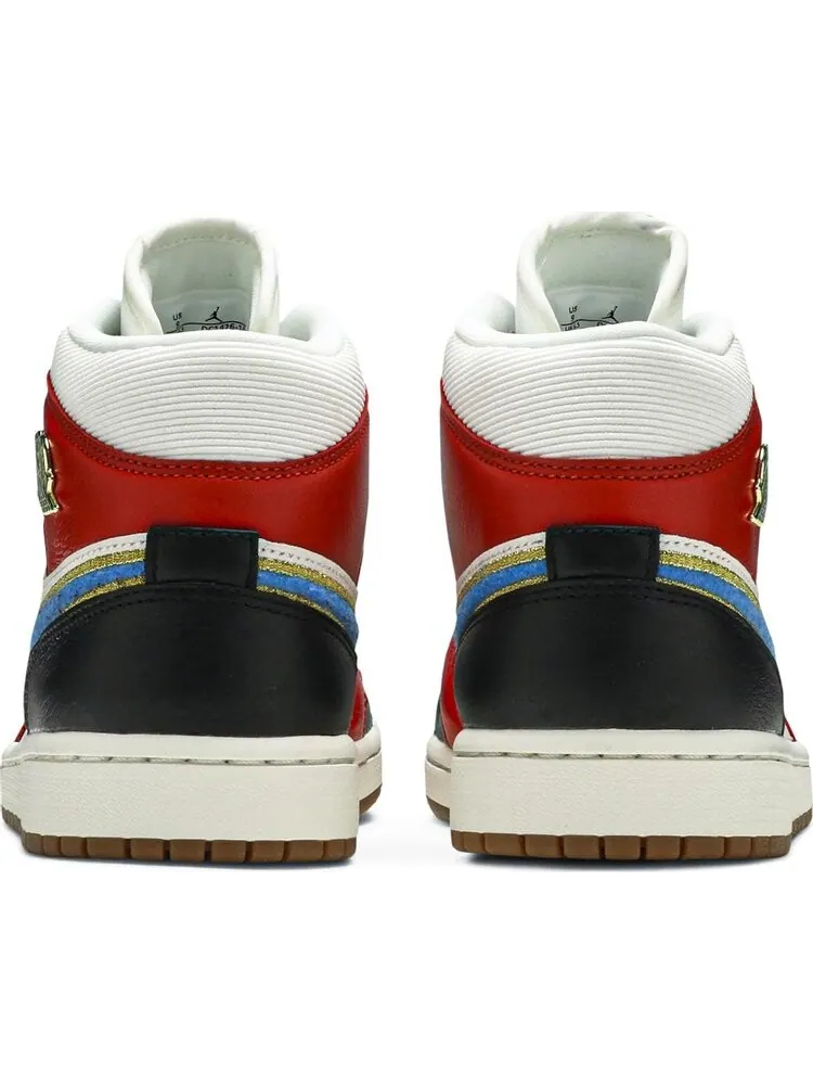 Кроссовки Wmns Air Jordan 1 Mid SE Let(Her)Man — изображение 6 из 8, белый
