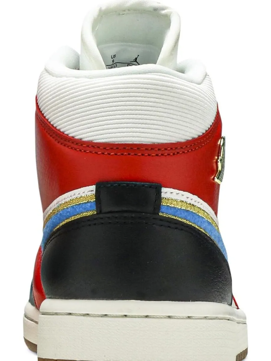 Кроссовки Wmns Air Jordan 1 Mid SE Let(Her)Man — изображение 7 из 8, белый