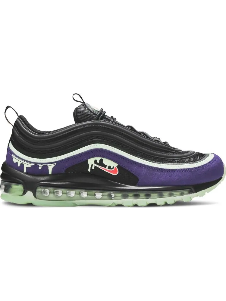 Кроссовки Nike Air Max 97 'Halloween Slime' — изображение 1 из 8, черный