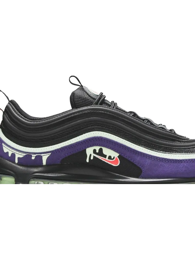 Кроссовки Nike Air Max 97 'Halloween Slime' — изображение 2 из 8, черный