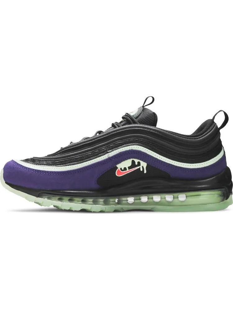 Кроссовки Nike Air Max 97 'Halloween Slime' — изображение 3 из 8, черный