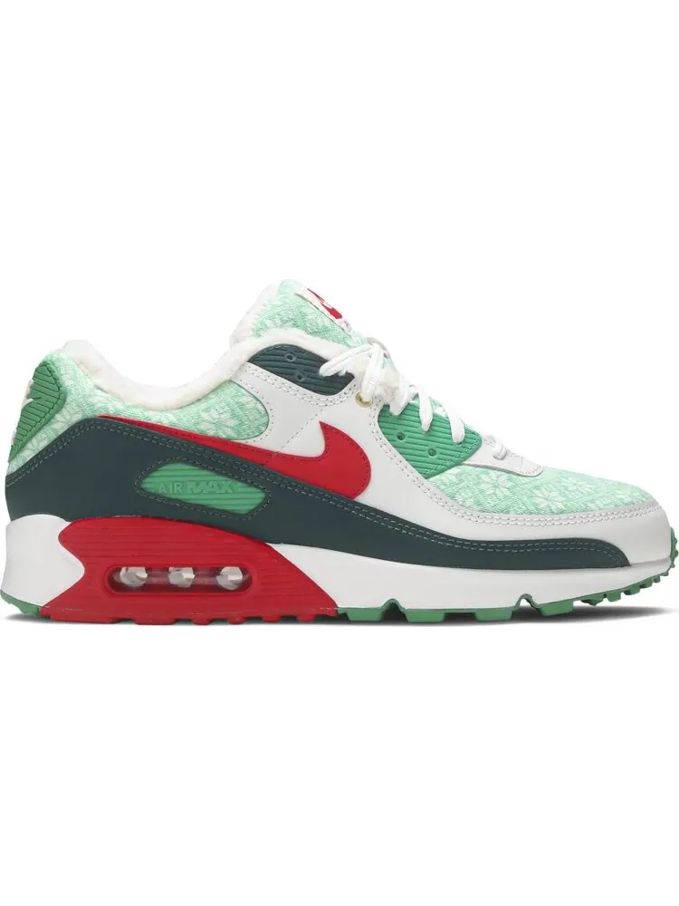 Кроссовки Nike Air Max 90 'Christmas Sweater' — изображение 1 из 8, зеленый