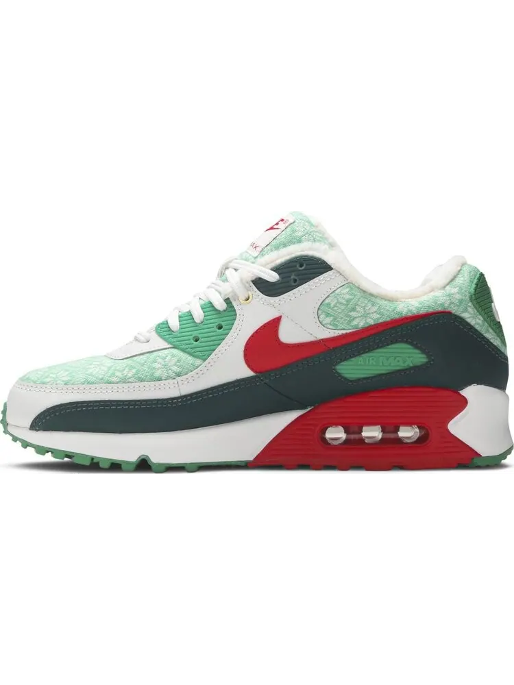 Кроссовки Nike Air Max 90 'Christmas Sweater' — изображение 3 из 8, зеленый
