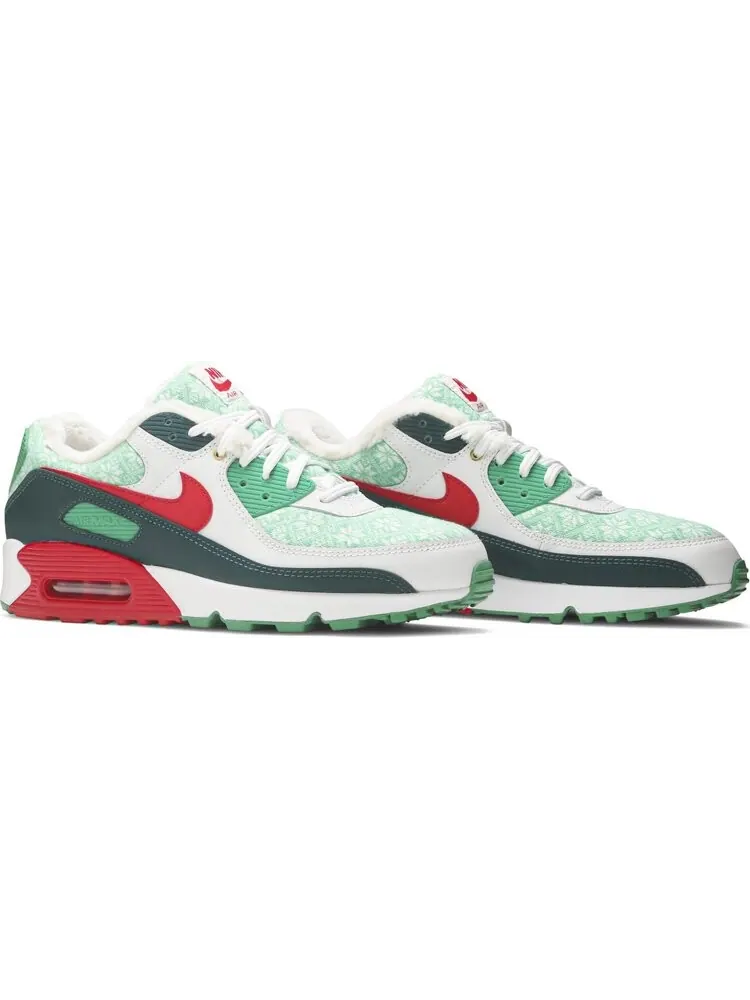 Кроссовки Nike Air Max 90 'Christmas Sweater' — изображение 8 из 8, зеленый