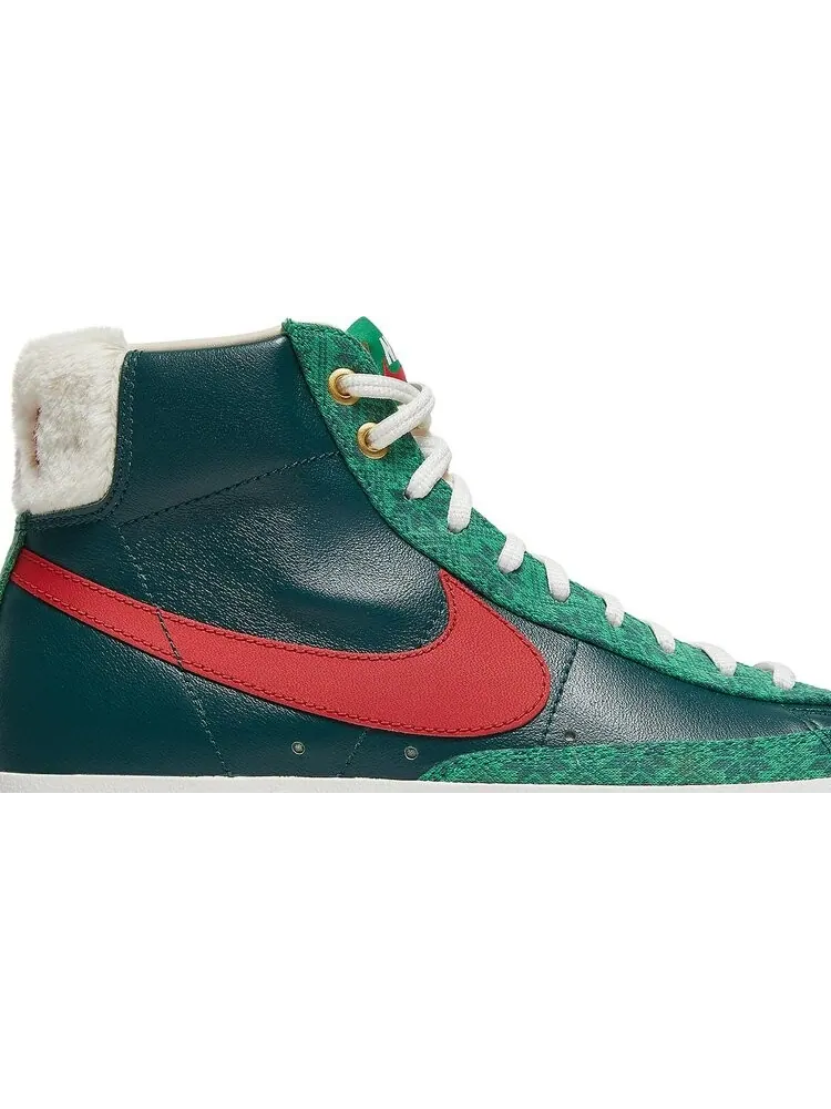 Кроссовки Nike Blazer Mid '77 Vintage 'Christmas Sweater' — изображение 2 из 8, зеленый