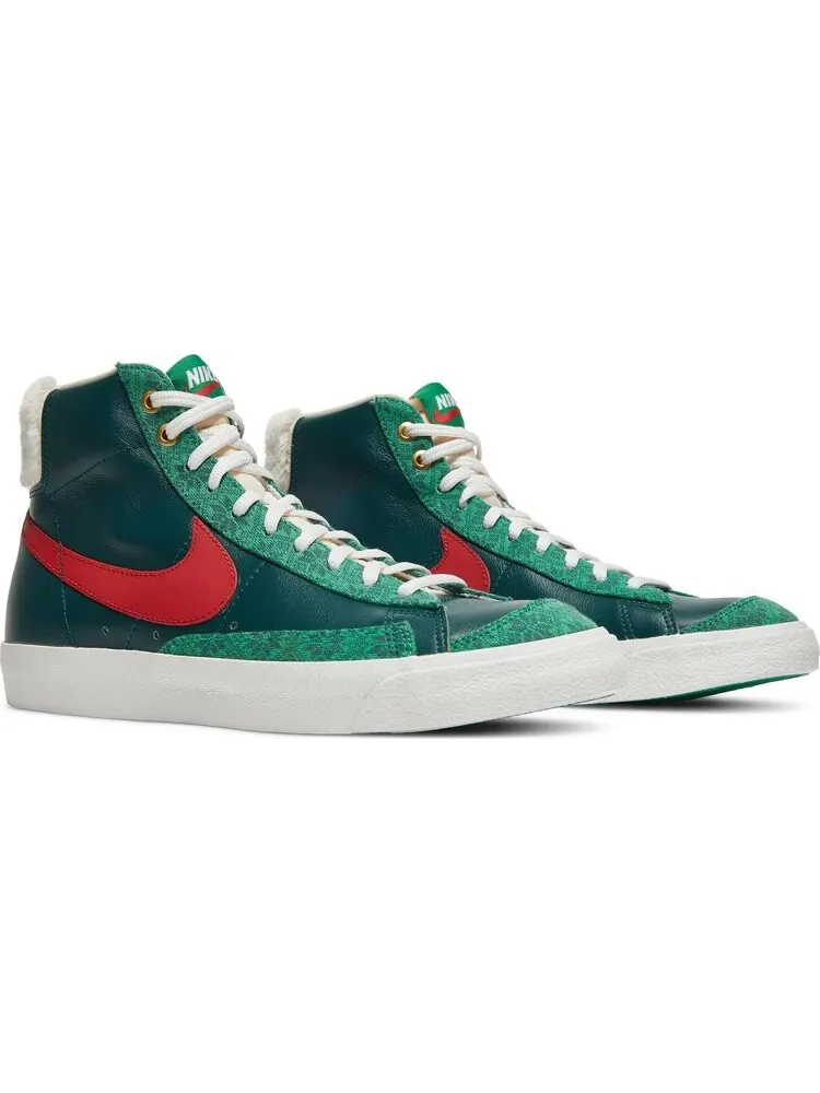 Кроссовки Nike Blazer Mid '77 Vintage 'Christmas Sweater' — изображение 8 из 8, зеленый