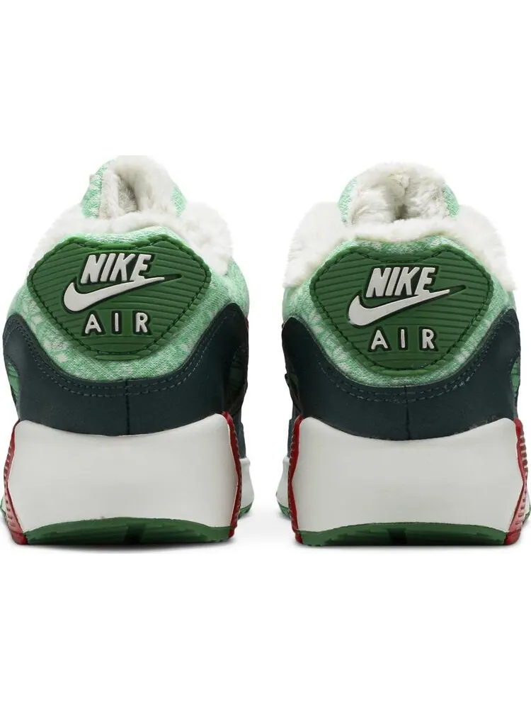 Кроссовки Nike Air Max 90 GS 'Christmas Sweater' — изображение 6 из 8, зеленый