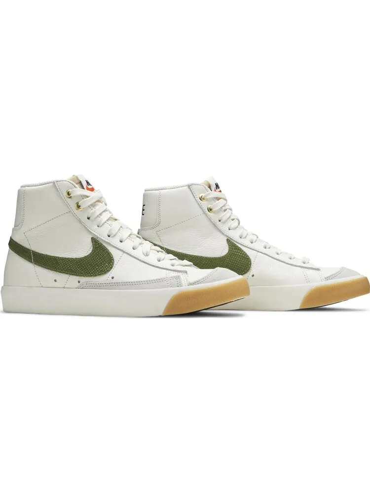Кроссовки Nike Blazer Mid '77 Vintage 'Asparagus Snakeskin' — изображение 8 из 8, белый