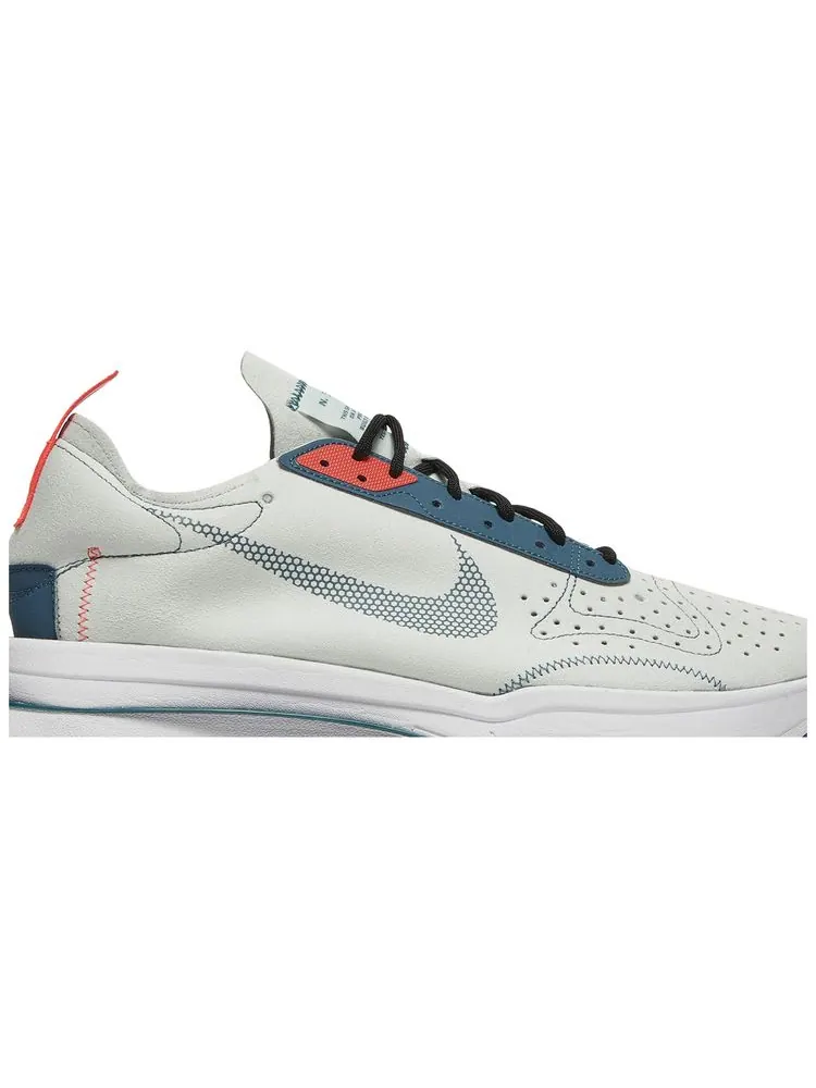 Кроссовки Nike Air Zoom-Type N.354 'Light Silver Crimson' — изображение 2 из 8, серебряный