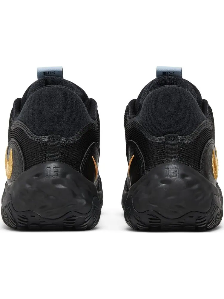 Кроссовки Nike PG 6 'Black Metallic Gold' — изображение 6 из 8, черный