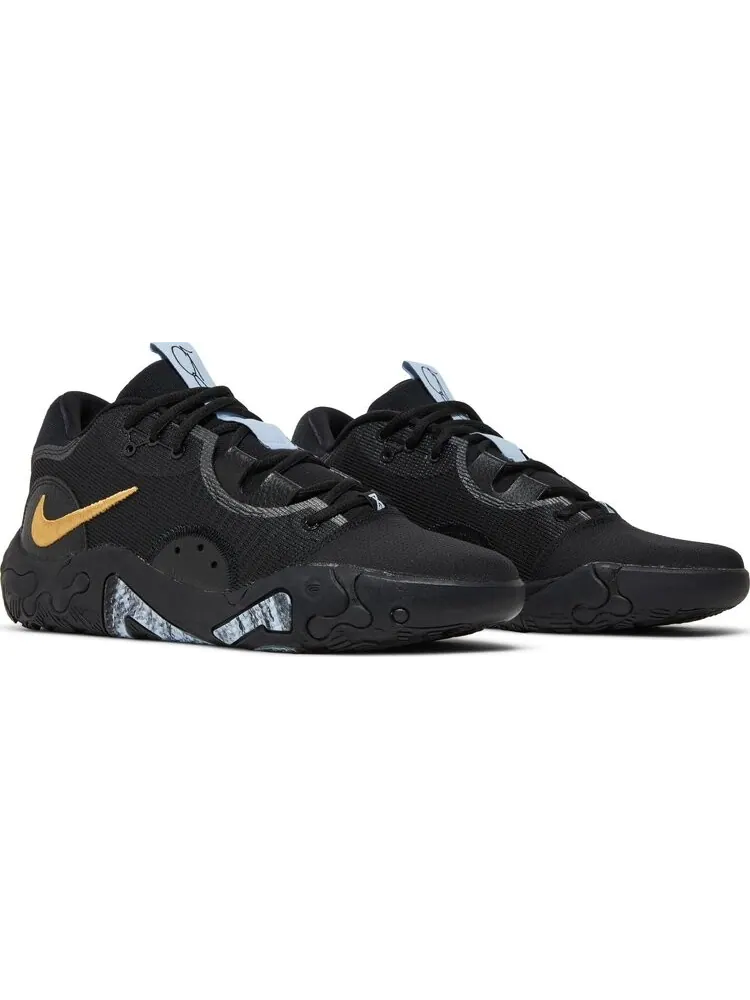 Кроссовки Nike PG 6 'Black Metallic Gold' — изображение 8 из 8, черный