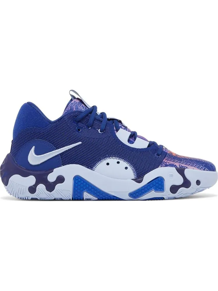Кроссовки Nike PG 6 'Blue Paisley' — изображение 1 из 8, синий