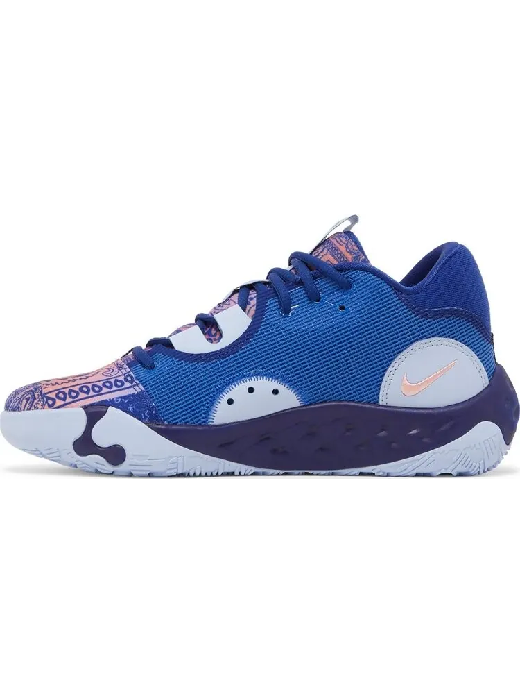 Кроссовки Nike PG 6 'Blue Paisley' — изображение 3 из 8, синий