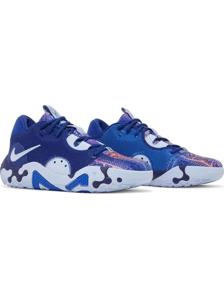 Кроссовки Nike PG 6 'Blue Paisley' — изображение 8 из 8, синий