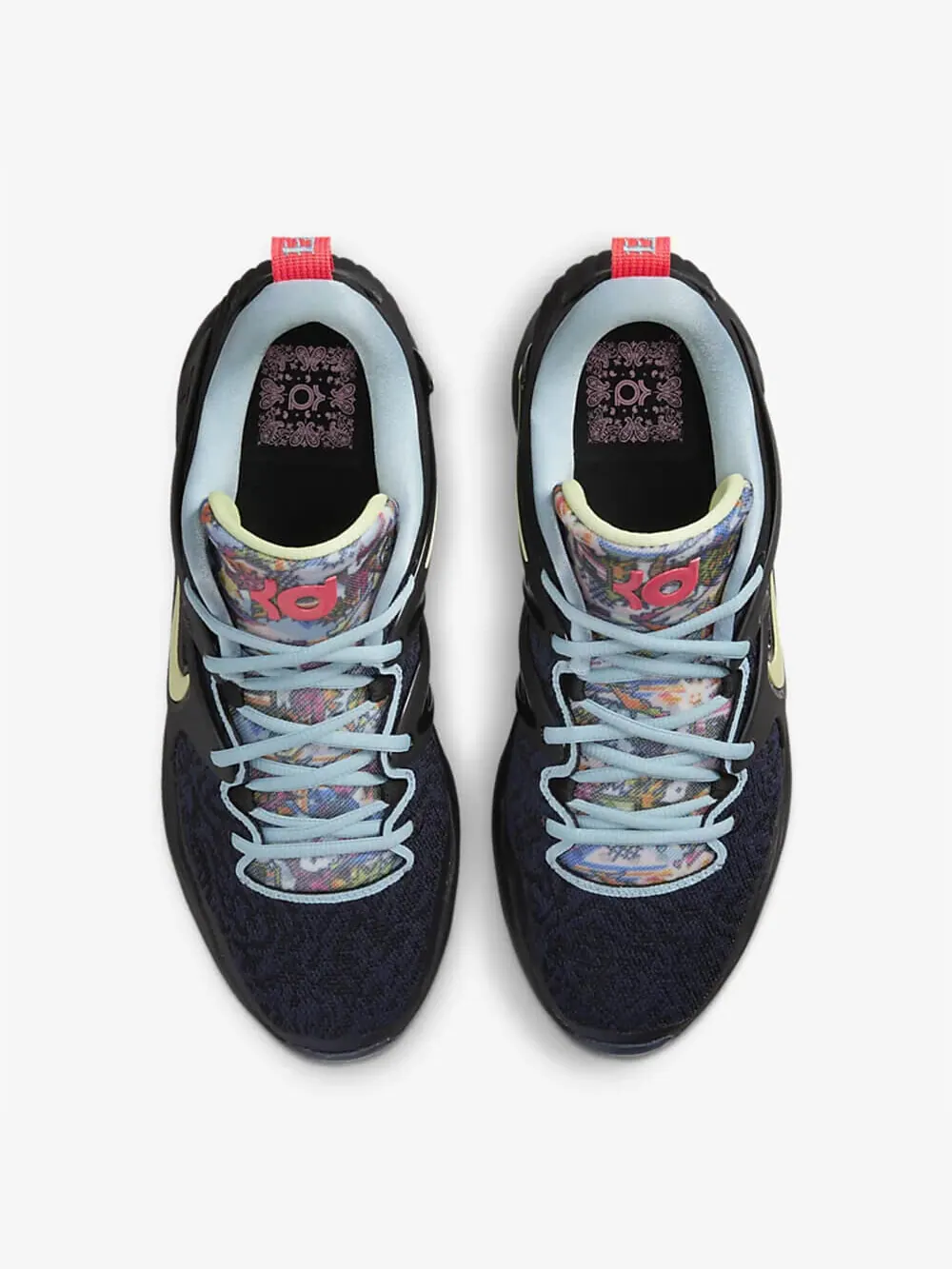 Баскетбольные кроссовки Nike KD15 — изображение 3 из 9, черный-синий