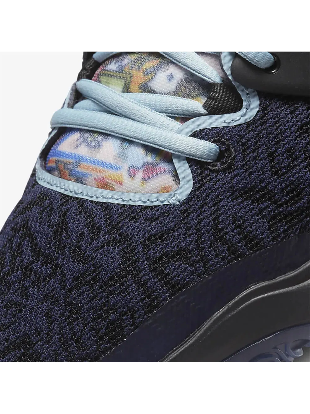 Баскетбольные кроссовки Nike KD15 — изображение 8 из 9, черный-синий
