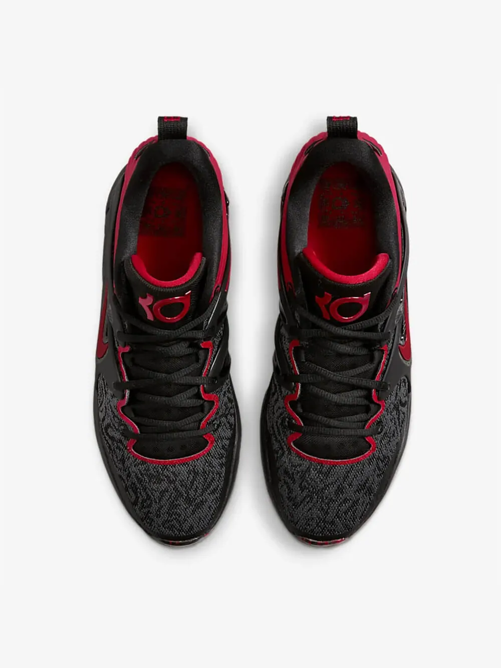 Баскетбольные кроссовки Nike KD15 — изображение 3 из 7, черный/красный