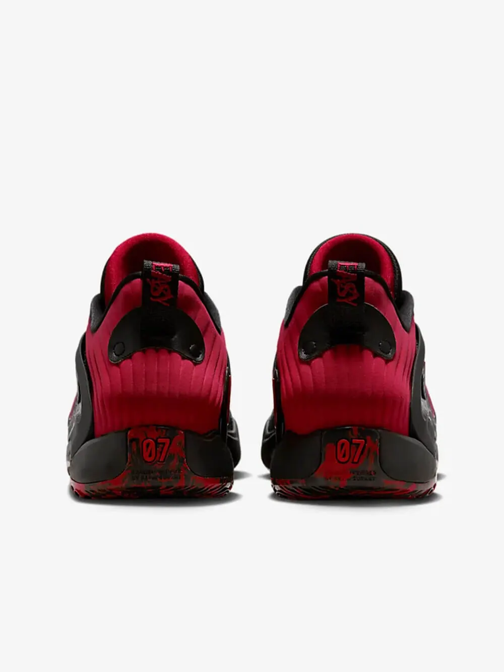 Баскетбольные кроссовки Nike KD15 — изображение 4 из 7, черный/красный