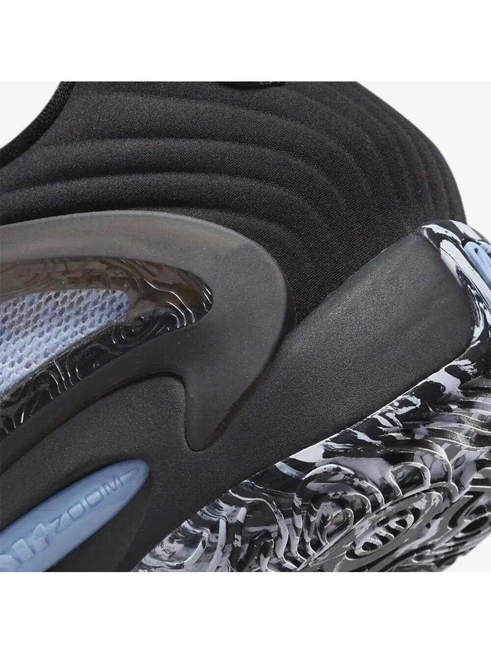 Баскетбольные кроссовки Nike KD15 — изображение 7 из 7, черный-светлый синий