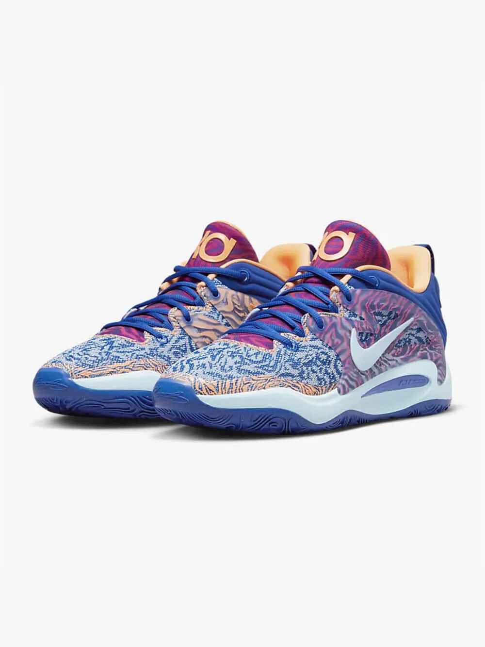 Баскетбольные кроссовки Nike KD15 — изображение 2 из 8, синий/голубой