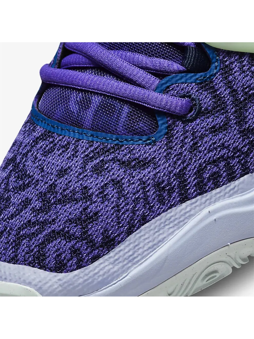 Баскетбольные кроссовки Nike KD15 — изображение 6 из 7, фиолетовый/зеленый