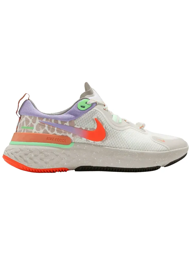 Кроссовки Nike Wmns React Miler 'Sail Hyper Crimson' — изображение 1 из 1, бежевый