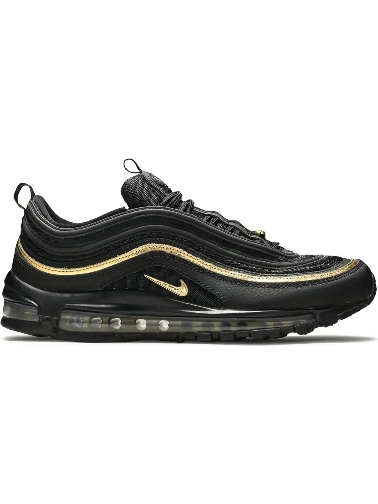 Кроссовки Nike Air Max 97 'Black Metallic Gold' — изображение 1 из 8, черный