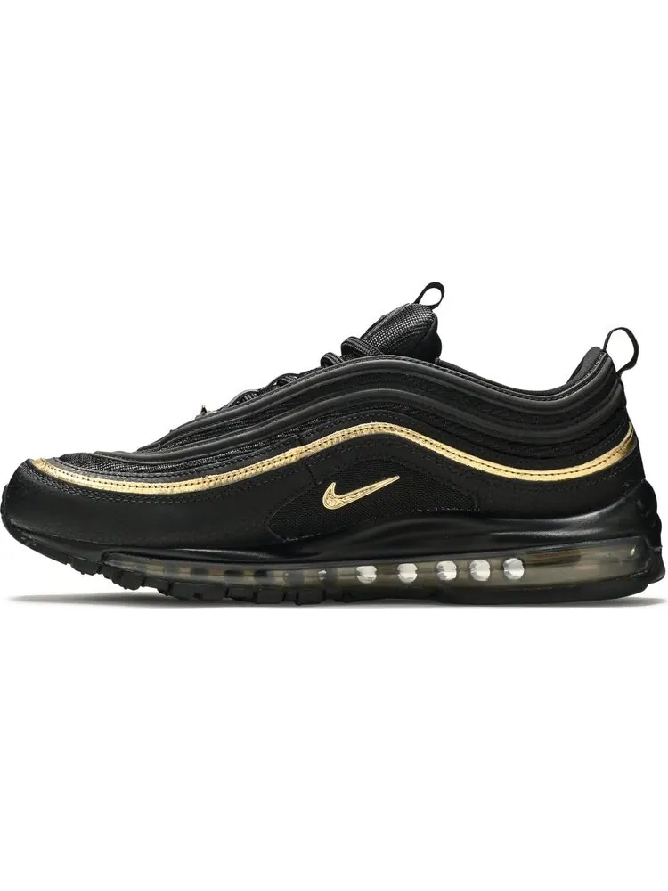 Кроссовки Nike Air Max 97 'Black Metallic Gold' — изображение 3 из 8, черный