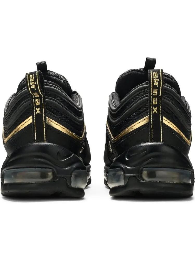 Кроссовки Nike Air Max 97 'Black Metallic Gold' — изображение 6 из 8, черный