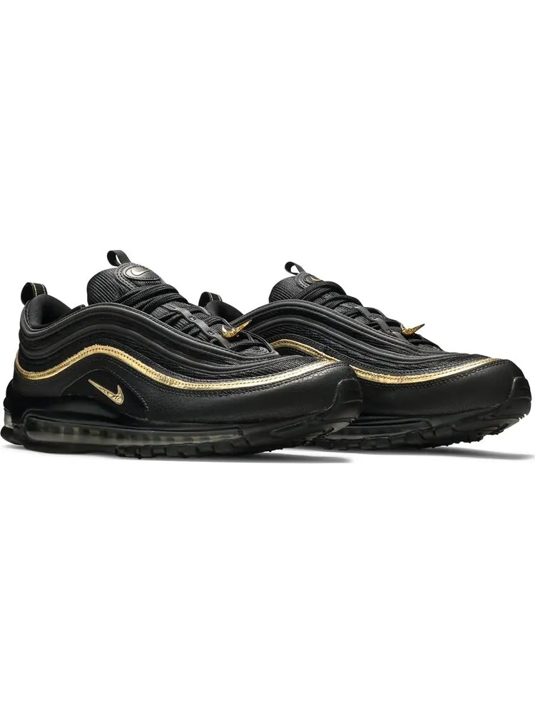 Кроссовки Nike Air Max 97 'Black Metallic Gold' — изображение 8 из 8, черный