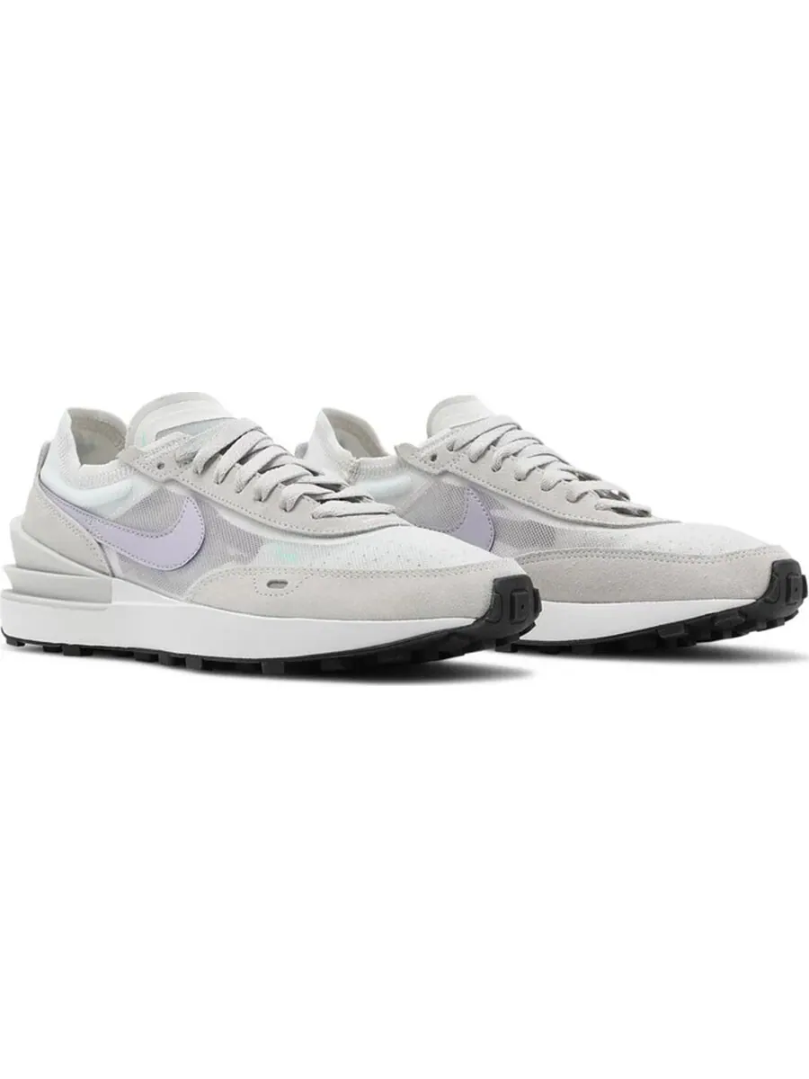 Кроссовки Nike Wmns Waffle One — изображение 2 из 4, белый/серый/фиолетовый