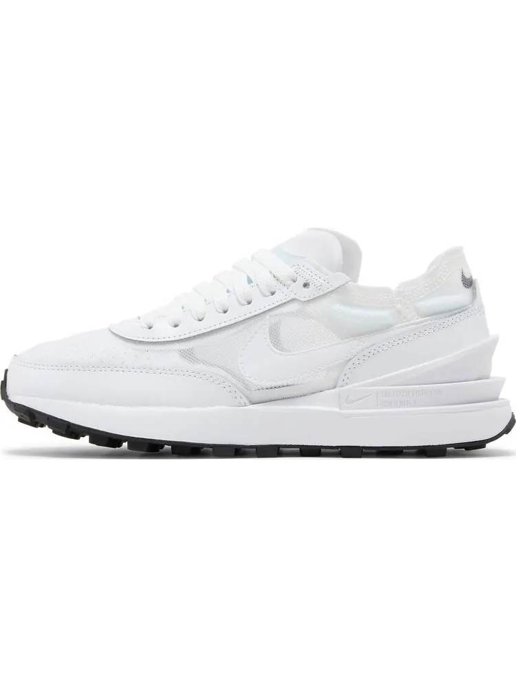 Кроссовки Nike Wmns Waffle One 'White Black' — изображение 3 из 8, белый