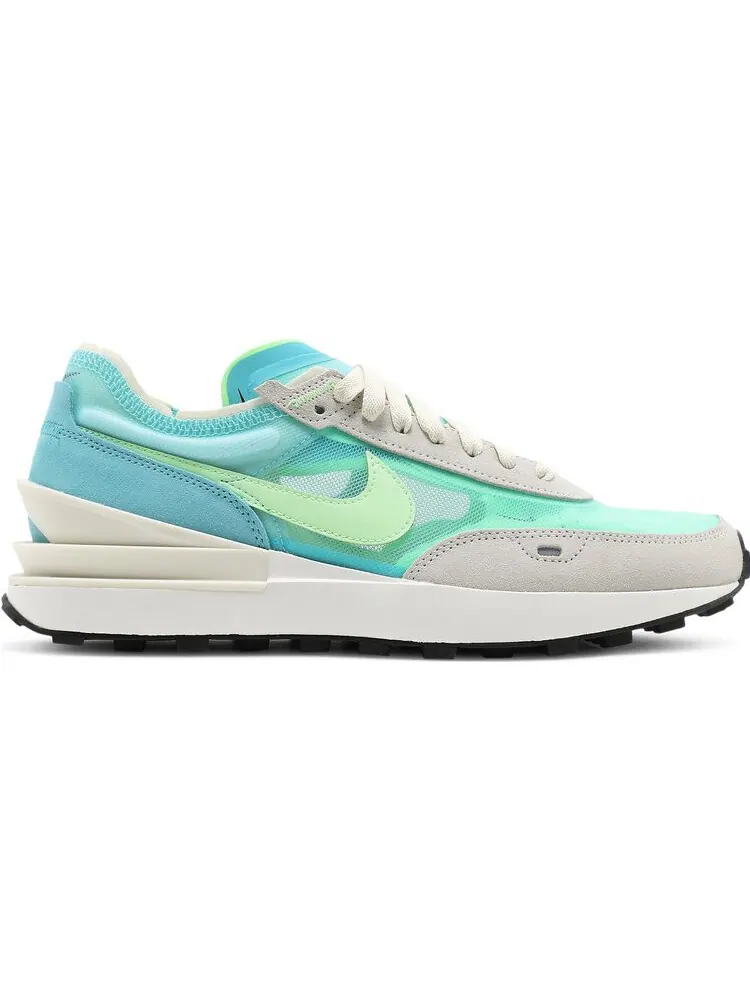 Кроссовки Nike Wmns Waffle One 'Bleached Aqua Lime Glow' — изображение 1 из 8, зеленый