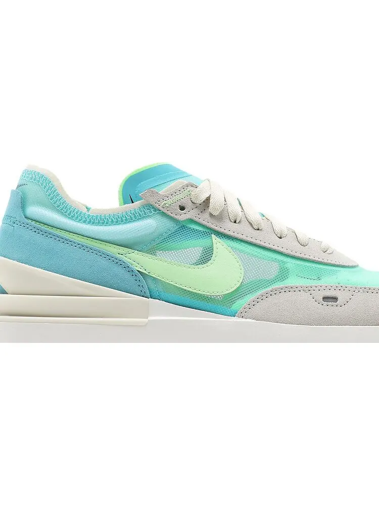 Кроссовки Nike Wmns Waffle One 'Bleached Aqua Lime Glow' — изображение 8 из 8, зеленый