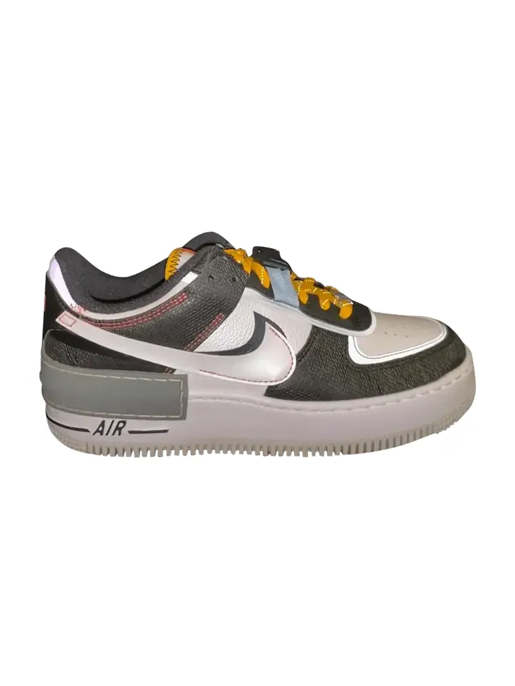 Кроссовки Nike Wmns Air Force 1 Shadow 'Spiral Sage' — изображение 1 из 1, черный/белый