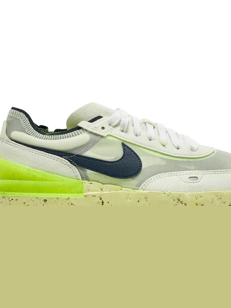 Кроссовки Nike Waffle One Crater 'Lime Ice' — изображение 2 из 8, зеленый