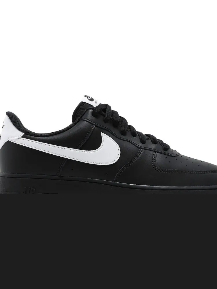 Кроссовки Nike Air Force 1 '07 'Black White' — изображение 2 из 8, черный