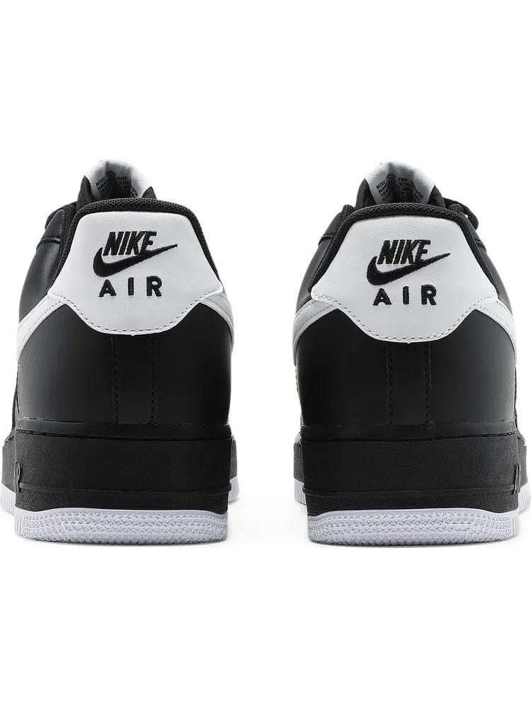 Кроссовки Nike Air Force 1 '07 'Black White' — изображение 6 из 8, черный
