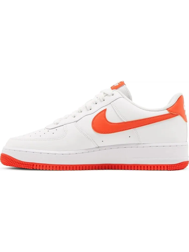 Кроссовки Nike Air Force 1 '07 'White Team Orange' — изображение 3 из 8, белый