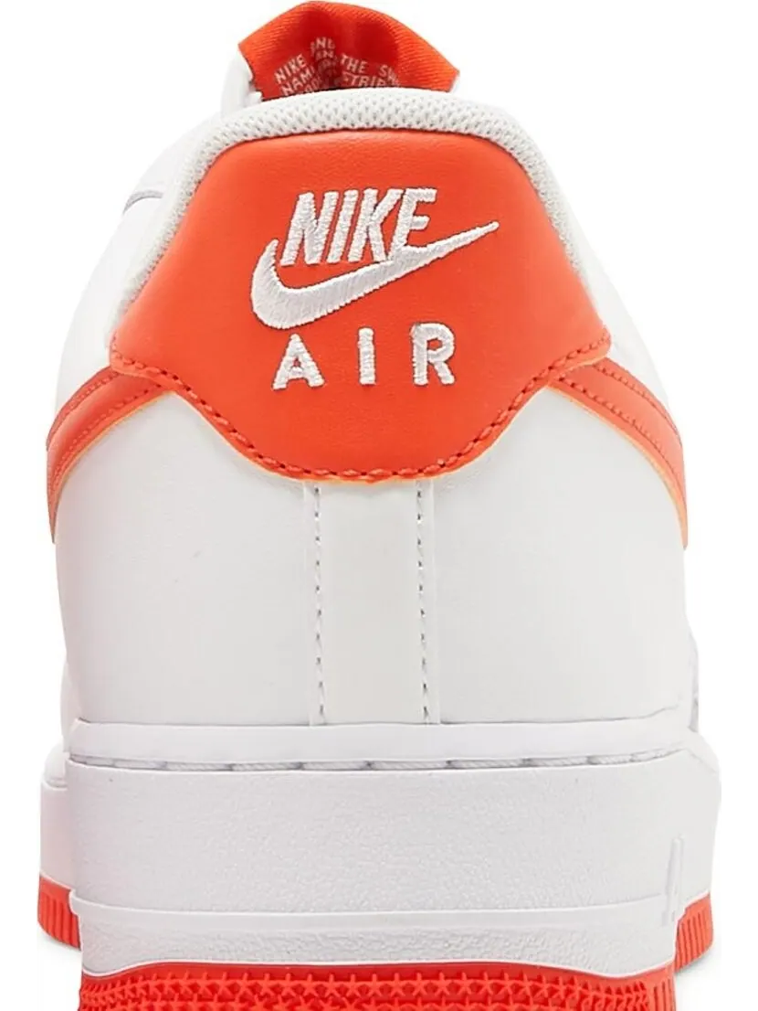 Кроссовки Nike Air Force 1 '07 'White Team Orange' — изображение 7 из 8, белый