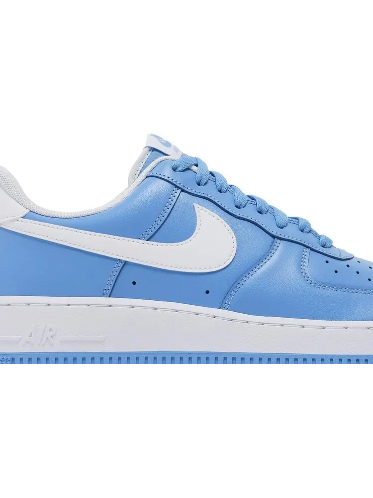 Кроссовки Nike Air Force 1 '07 'University Blue White' — изображение 2 из 8, синий